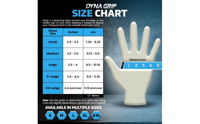 SAS Safety Group | Dyna Grip® Powder-Free Exam Grade Latex